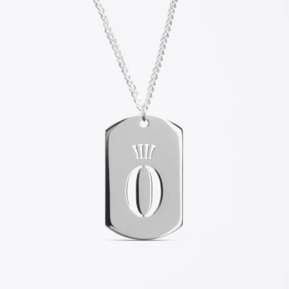 $79 Hera Hero military dog tag necklace & Pendant Silver or black
